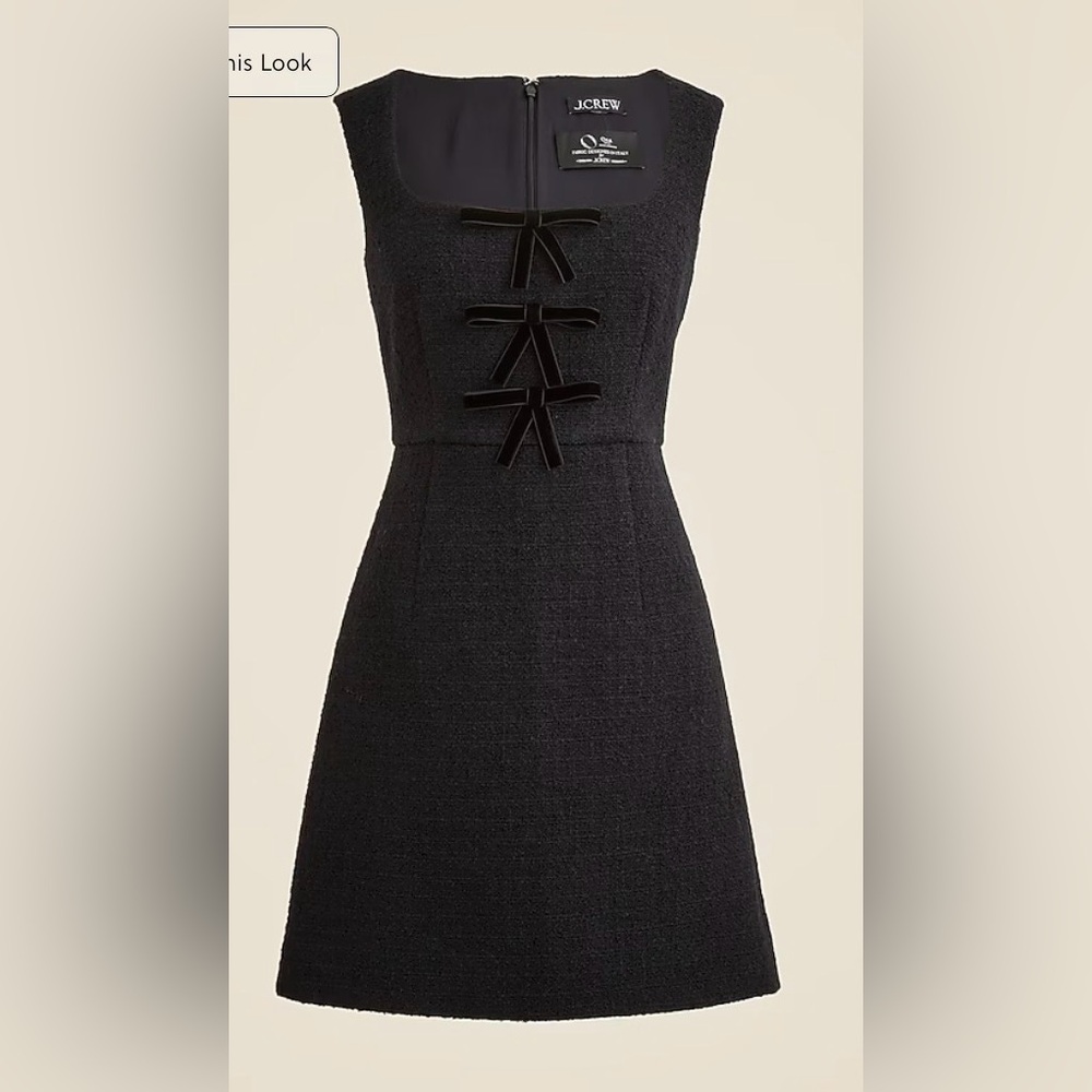 J Crew Sophia NWTElegant Black Sleeveless Dress